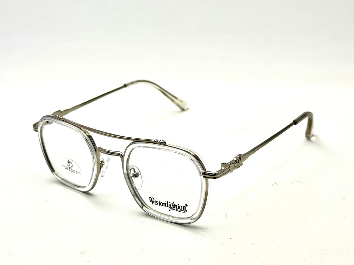 Navigator Double-Bridge Acetate & Metal Sunglasses